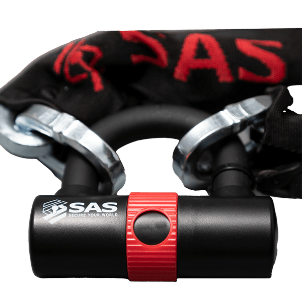 1.5m SAS Security Chain, 10mm, and SAS HD Padlock