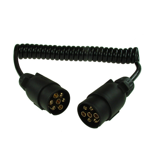 7 Pin to 7 Pin 1.5m coiled light lead