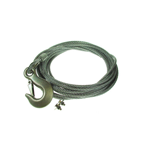 8m Steel Winch Cable, 6mm diameter
