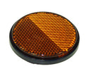 Round Reflectors - Amber - Self Adhesive