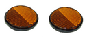 Round Reflectors - Amber - Self Adhesive