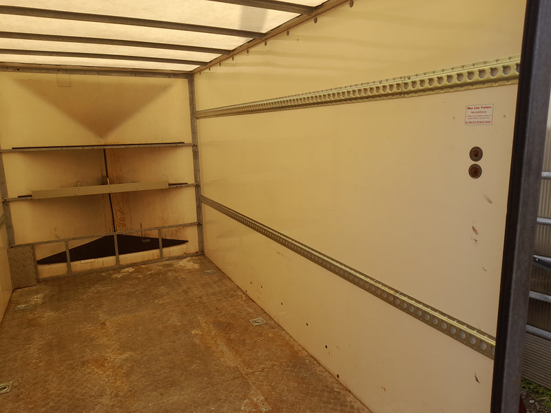Box Van Trailer with Ramp for Hire, 12ft x 6ft, Internal View