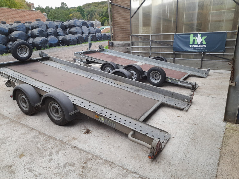 Two Brian James Car Transporters for Hire