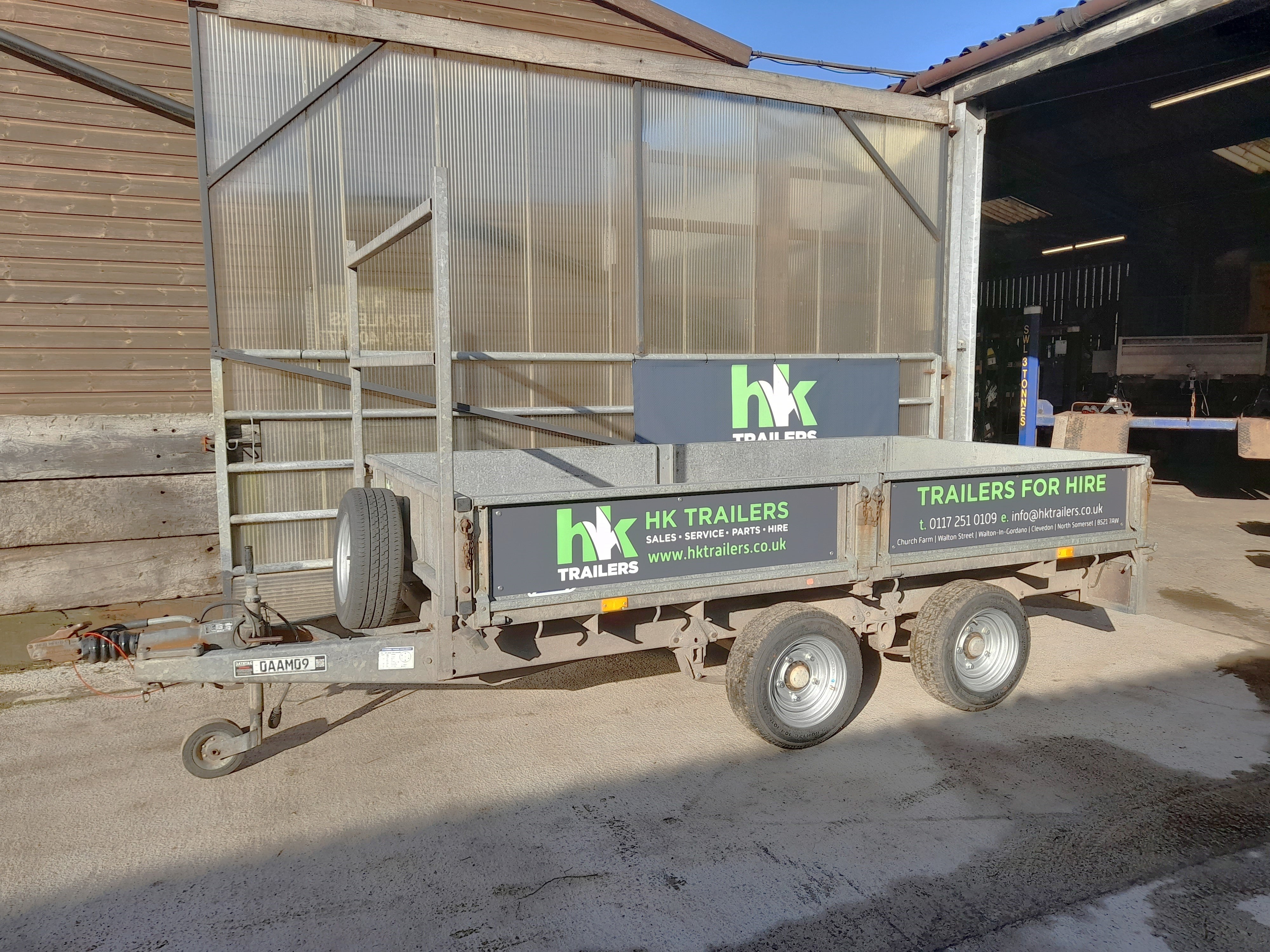 Ifor Williams LM105 10ft Flatbed Trailer for Hire