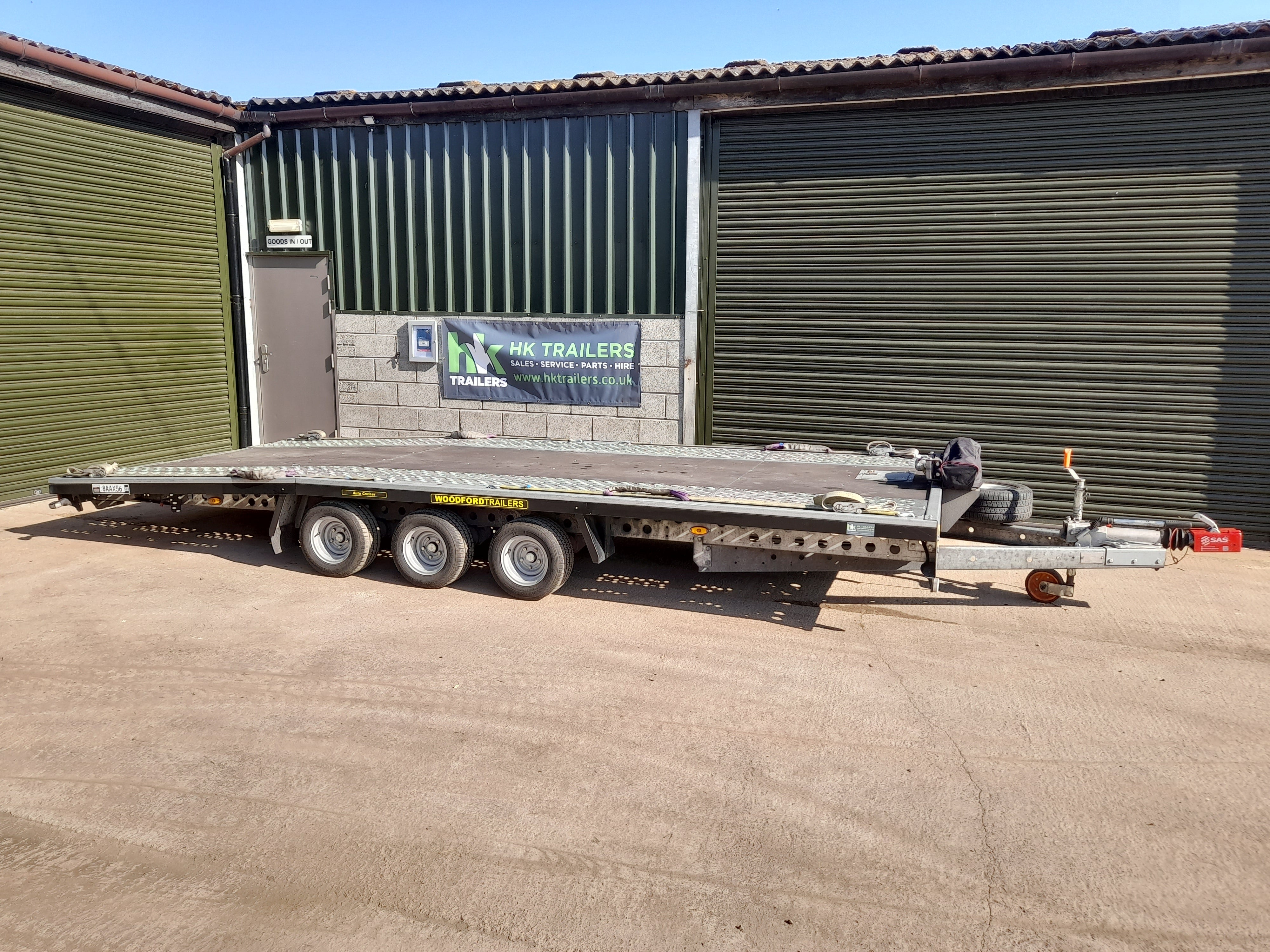 Tri-Axle Car Transporter for Hire - Woodford 18ft x 7ft