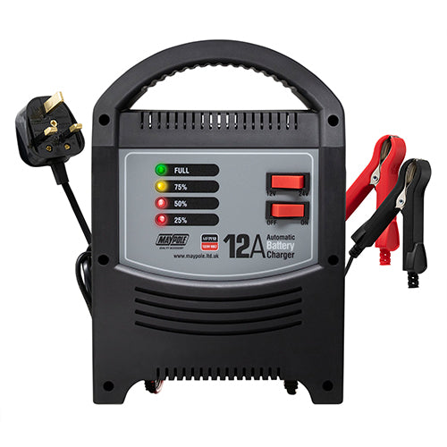 Automatic Battery Charger, 12v/24v, Maypole MP7112