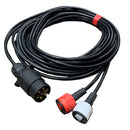 Radex 6m Wiring Harness, 7 pin plug to 2 x 5 pin connectors