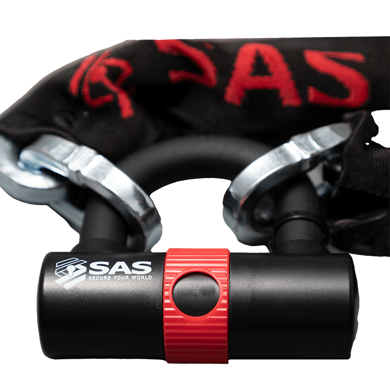 1.5m SAS Security Chain, 10mm, and SAS HD Padlock