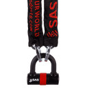 1.5m SAS Security Chain, 8mm Round Shackle, C Type Padlock