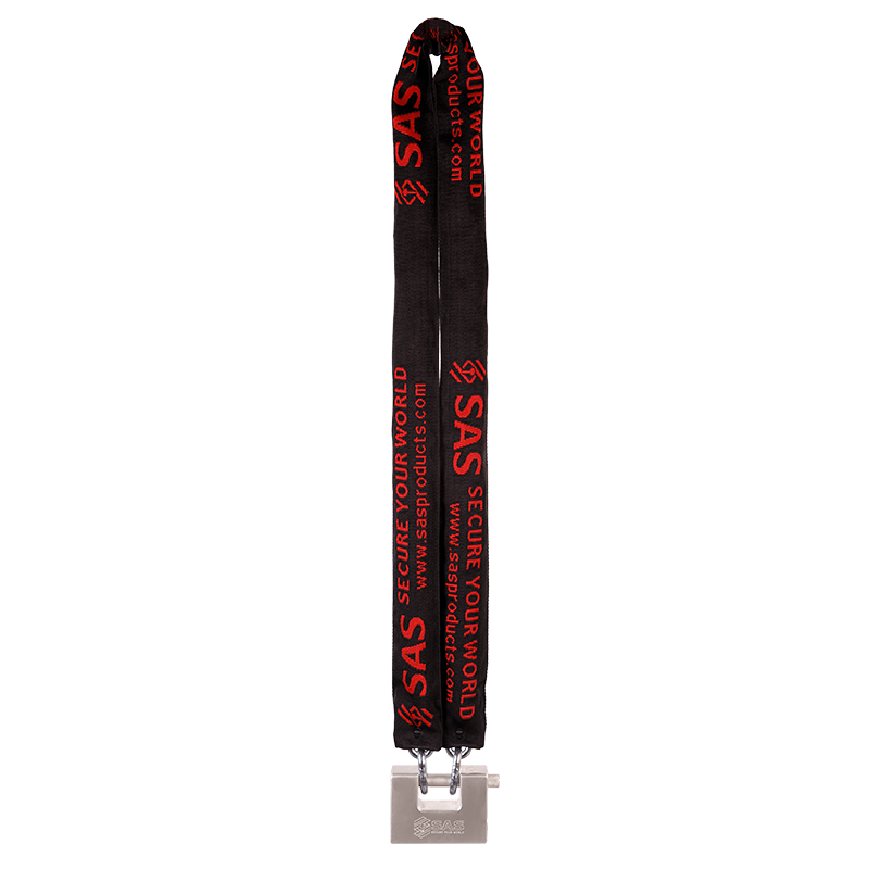 1.5m SAS Security Chain, 8mm Round Shackle, C Type Padlock