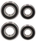 2 Hubs Erde 102, 122 Wheel Bearing Kit, 6004 2RS, 6202 2RS