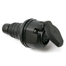 13 pin flying socket - open 