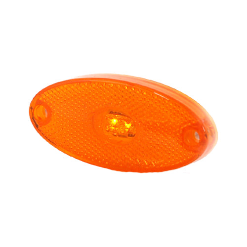 Oval LED Side Marker Lights - Amber