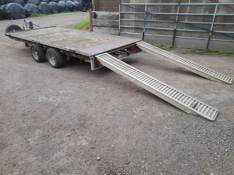 Ifor Williams LM146 14ft Flatbed Trailer for Hire