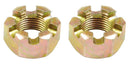 Pair 3/4" UNF Castle Nut