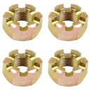 Set of 4 3/4" UNF Castle Nut