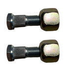 Pair of 3/8 UNF wheel studs & nuts