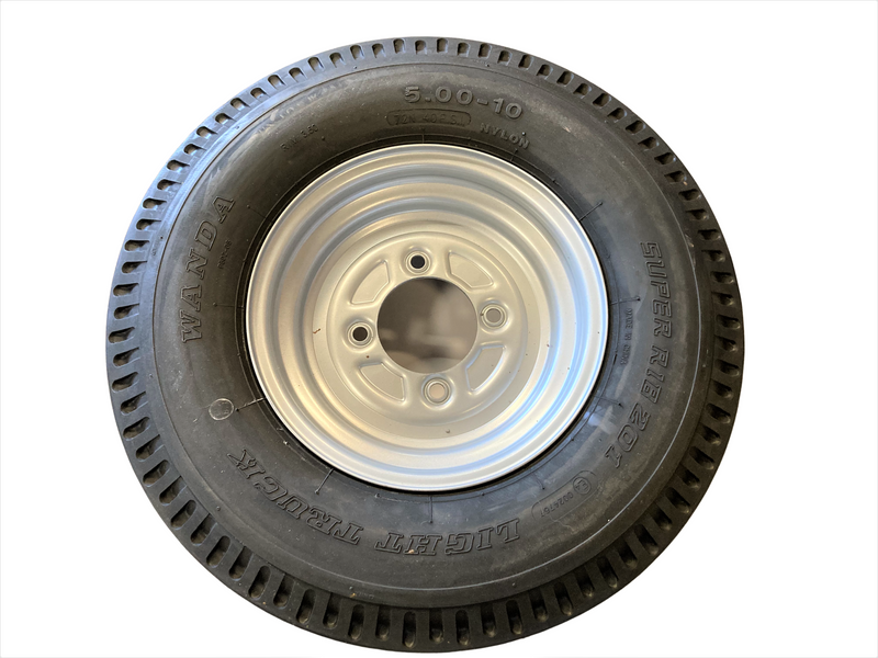 5.00 x 10 Wheel & Tyre Assembly, 115mm PCD