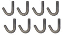 Eight Weld on Rope Hooks, 10mm Diameter