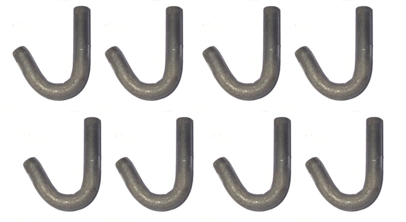 Eight Weld on Rope Hooks, 10mm Diameter