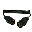 7 Pin to 7 Pin 1.5m coiled light lead