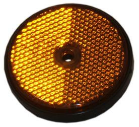 Round Reflectors - Amber