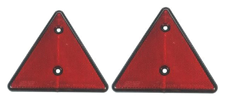 A Pair of Red Triangle Reflectors