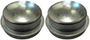 A Pair of 64mm Plain Knott Hub Caps