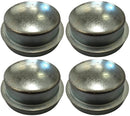 Four of 64mm Plain Knott Hub Caps