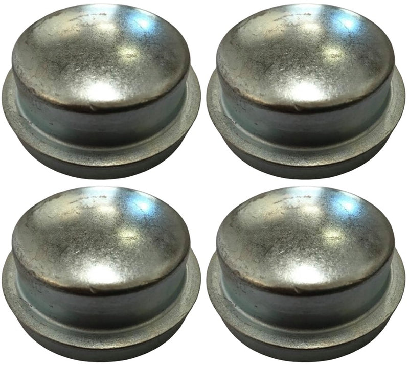 Four of 64mm Plain Knott Hub Caps