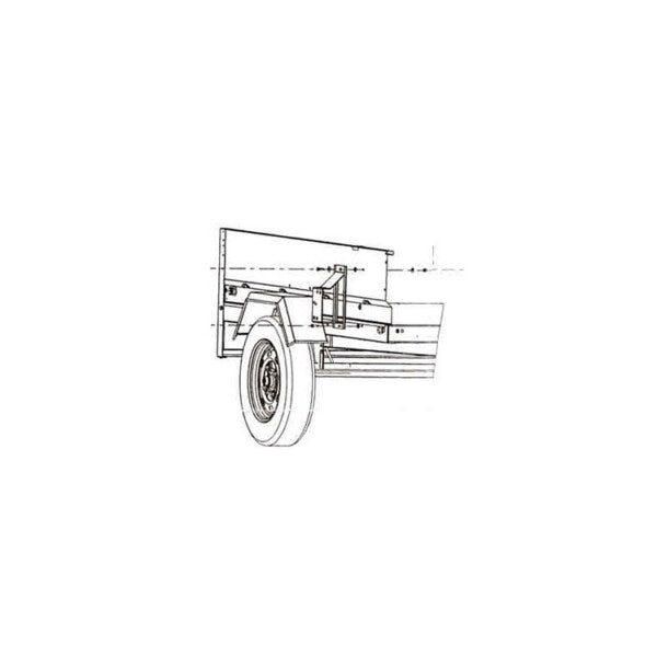 Spare Wheel Bracket - Side Mounted