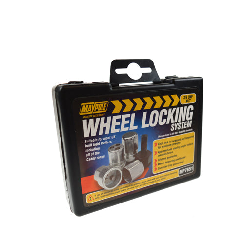 Pair of Locking Wheel Nuts, 3/8 UNF, Imperial