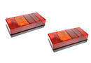A Pair of AJBA Rear Combination Lamps