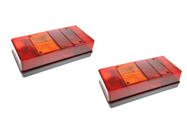 A Pair of AJBA Rear Combination Lamps