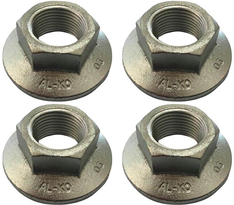 Four M27 Alko Stake Nut -One Shot Axle End Nuts
