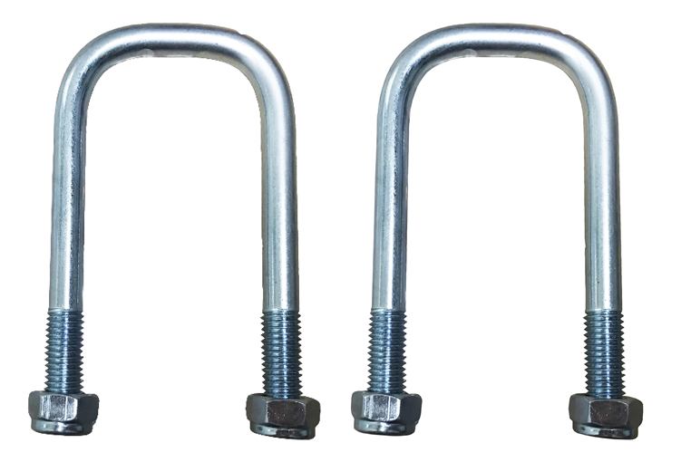 Pair of Ifor Williams single leaf U bolts 