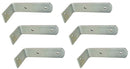 set of six mudguard brackets 