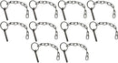 Ten Linch Pin & Chains, Suitable for Ifor Williams