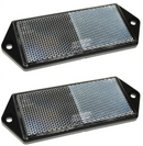 A Pair of Large Reflectors - White