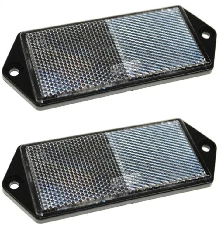A Pair of Large Reflectors - White