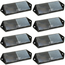 Eight Large Reflectors - White