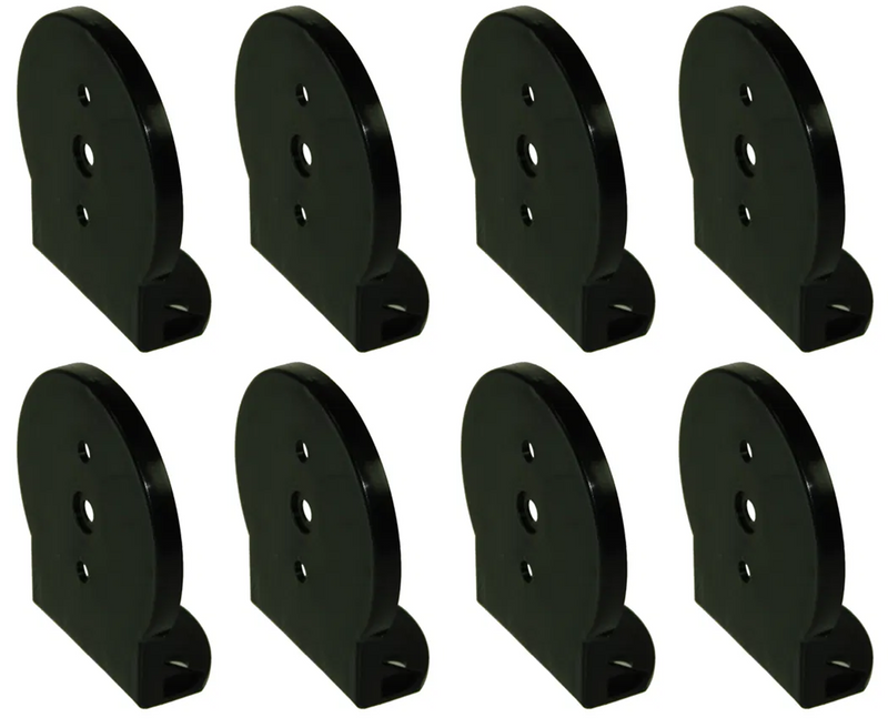 Eight Round Reflector Brackets