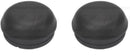 A Pair of Black ALKO Hub caps, for Ifor Williams (pre 1993)