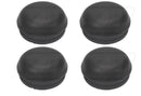 Four Black ALKO Hub caps, for Ifor Williams (pre 1993)