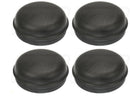 Four Black 75mm Hub Caps, for Ifor Williams (1993 - 1997)