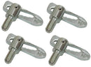 Four Bolt-On Anti Luce Fasteners, M12, 35mm Thread Length