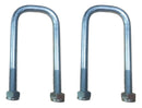 Pair of U bolts suitable for Ifor Williams Twin Leaf Springs