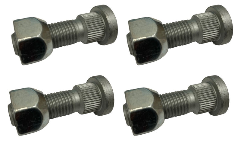 Four M12 x1.5mm Wheel Nut & Studs