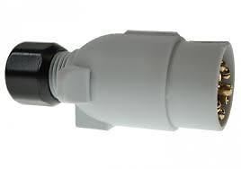 12s 7 pin plug - white