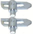 A Pair of Weld-On Anti Luce Fasteners, M12